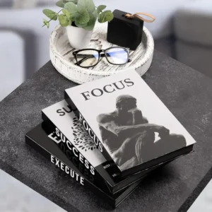 Set Of 3 Success-themed Decorative Faux Books (Set of 3)